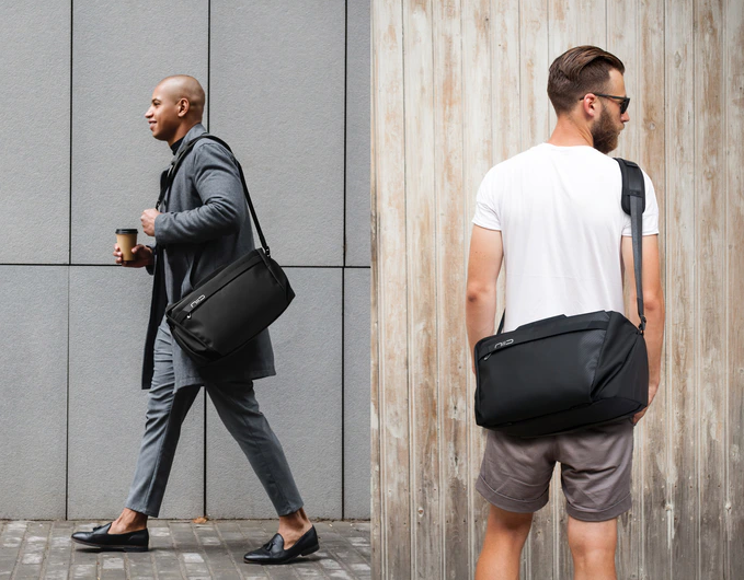 Cache Hybrid Tech Sling and Duffle