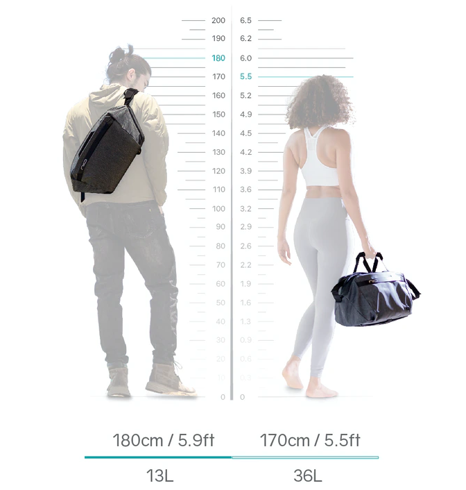 Cache Hybrid Tech Sling and Duffle