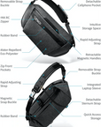 Cache Hybrid Tech Sling and Duffle