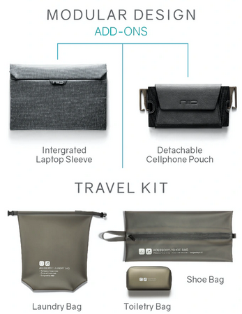 Cache Hybrid Tech Sling and Duffle