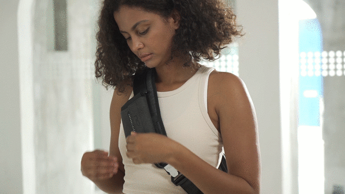 Cache Hybrid Tech Sling and Duffle