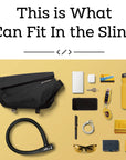 Radiant Urban Sling R1 時尚隨身袋 - 珍珠黑