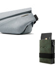 Radiant Urban Sling R1 迷霧藍+ Slide II Mini Wallet
