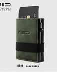 Slide Mini Wallet II‧環保純素皮革 RFID小銀包型卡片盒 - 綠