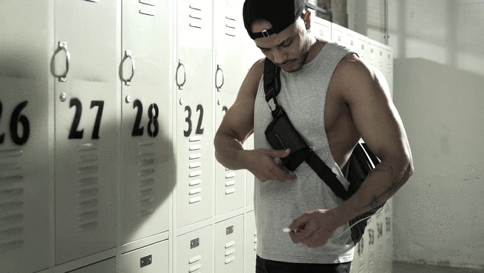 Cache Hybrid Tech Sling and Duffle