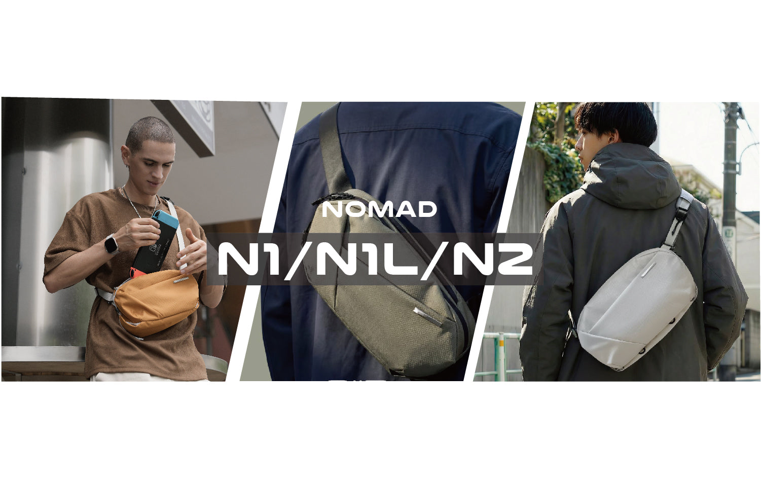 NIID FINO V 左掛け FINO V｜ジャケット下に隠れる薄さ＆想像を超える収納力！ 強靭で軽量
