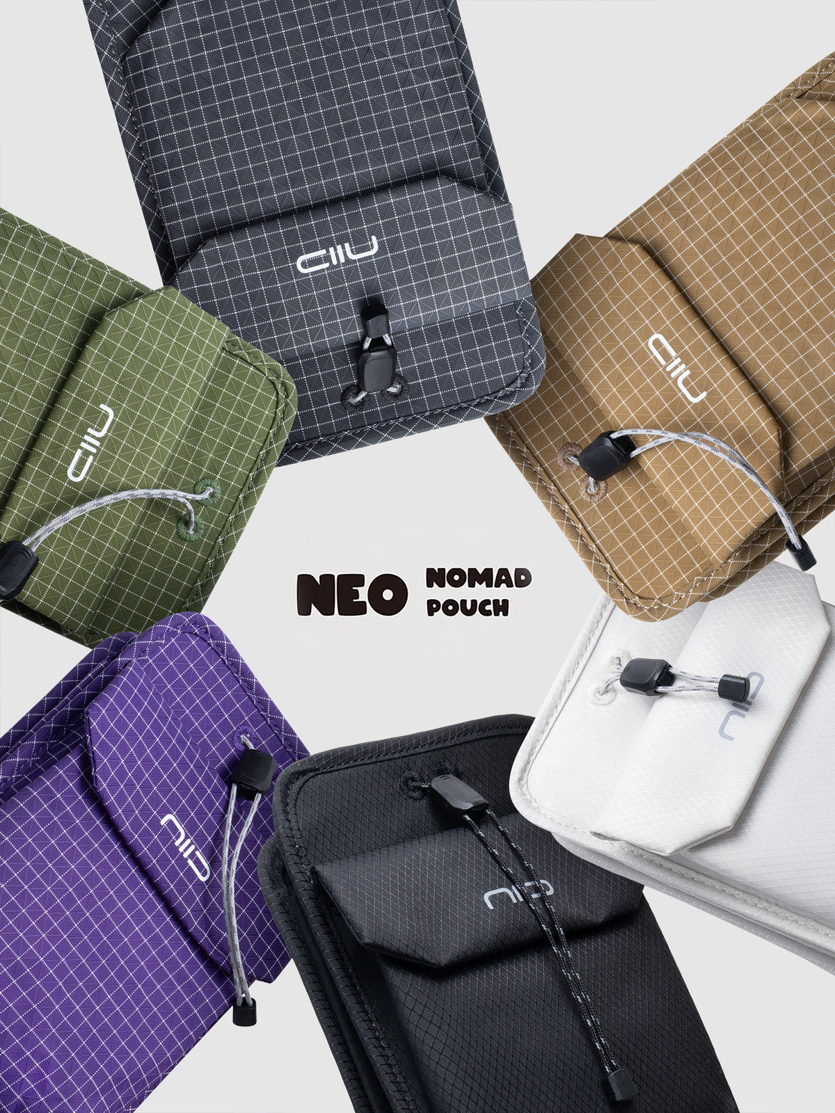 NEO EDC Compact Pouch all colour variants