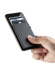SLIDE Mini Card Protector 半自動防盜卡片盒 - 銀
