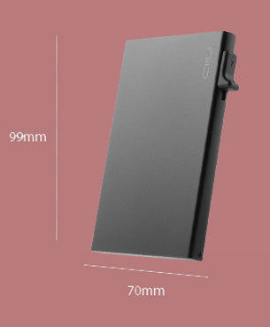 SLIDE Mini Card Protector 半自動防盜卡片盒 - 銀